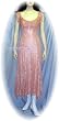 Vonda D Hanky Hem Dress in Rose