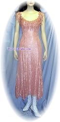 Vonda D Hanky Hem Dress in Rose