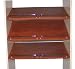 Easy Track RS1600-C Shoe Shelf, Cherry, 24-Inch, 3-Pack
