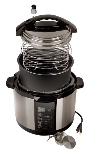 Emson Electric 5Qt Smoker- The Only Indoor Pressure Smoker-Cook Your BBQ Brisket - Pressure Smoke Cold Cheese Or Fish product image