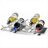 Euro Hilo 7-Bottle Wine Rack Color: Black