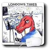 Londons Times Fish Fishing Deep Beneath Cartoons - Venison Van Doe - Mouse Pads