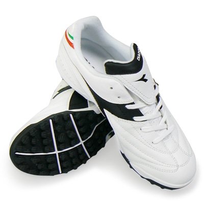 ディアドラ（diadora） BRASIL RIO TF JR J　ホワイト×ブラック　ディアドラ トレーニングシューズ