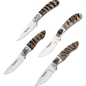 Buy Camping: Browning FullCurl SheepHorn Series Knives Full Set