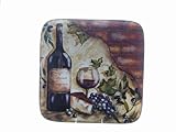 IMAGE OF Certified International Wine Cellar Square Platter, 14-1/2-Inch