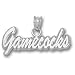 University of South Carolina Script Gamecocks Pendant (Silver)