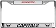 Washington Capitals Chrome License Plate Frame