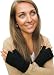 Hand-knitted Lightweight Fingerless Gloves - Fine Pure Alpaca Natural Fiber - Pure Elegance in Black (100% Knitted By Hand)