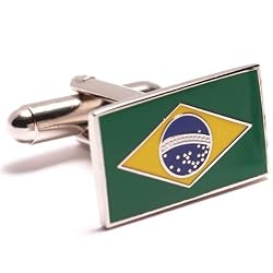 Brazilian Flag Cufflinks