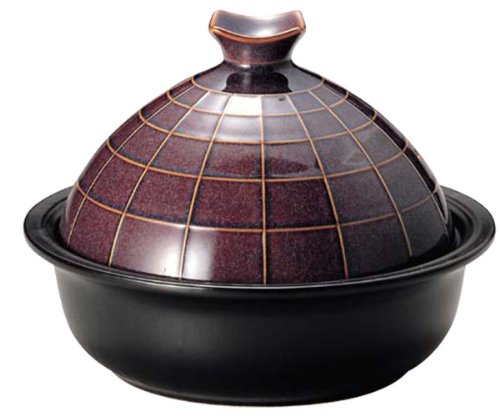 グローブ 直火・レンジ・オーブン対応 スチーム鍋L(26cm) 紫 292507