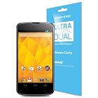 SPIGEN SGP SGP10086 Steinheil Screen Protector for Nexus 4 - 1 Pack - Retail Packaging - Ultra Crystal Dual