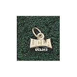 UCLA Bruins Solid 10K Gold ''UCLA'' 1/4'' Pendant