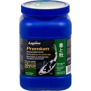 Laguna Premium Spring & Fall Spirulina & Wheat Germ Floating Koi & Goldfish Food Sticks