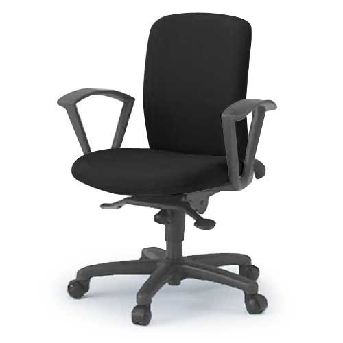 【短納期商品】ITOKI ブロスチェア845（ループ肘付） ブラック 