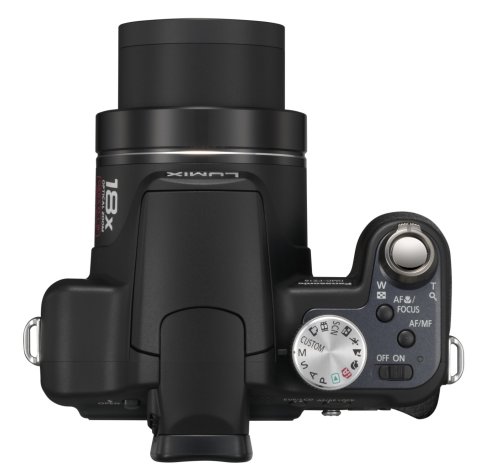Panasonic Lumix DMC-FZ18K 8.1MP Digital Camera with 18x Wide Angle MEGA Optical Image Stabilized Zoom (Black)