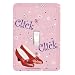 Wizard of Oz Ruby Slippers Click Click Light Switch Plate Cover