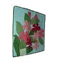 HAWAIIAN QUILTED PLUMERIA FLOWERS PILLOW COVER 16