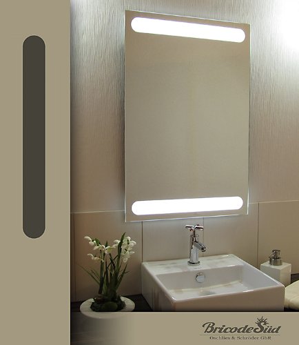 Bricode Süd LED Lichtspiegel Badspiegel Leuchtspiegel 50x75 -0467 Libertas