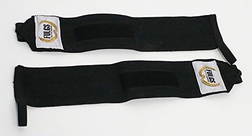 FULGS Fit Wrist Wraps Black (Pair) with Bag for Storage. Use for Crossfit/Weightlifting/Powerlifting/Body Building/ Wrist Support