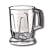 BRAUN JUG/CONTAINER BC - For MR5000/MR6000 hand blender - 1000ml