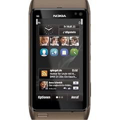 Nokia N8 Smartphone (8,9 cm (3,5 Zoll) Touchscreen, 12 Megapixel Kamera, Pinch-Zoom, Ovi Karten) bronze