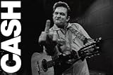 Johnny Cash (Middle Finger 2) Music Poster Print - 24 X 36 People Poster Print, 36x24 Collections Poster Print, 36x24