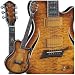 Michael Kelly Hybrid Special Electric Guitar, Quilt Honey Burst