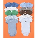 Carter's Baby Boy 5 Pack Wiggle Bodysuit