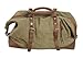 Blueblue Sky Oversized Leather Canvas Casual Travel Tote Luggage Duffel Handbag#831