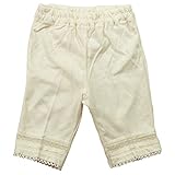 《H28年夏物》(日本製) Pample Mousse(パンプルムース) タック天竺水玉JQ6分丈パンツ 90cm/IV NO.DP-62355