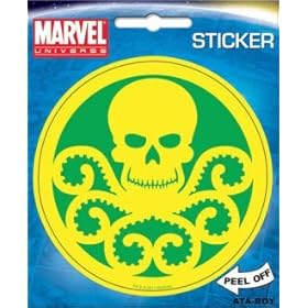  Marvel Comics Hydra Insignia Die Cut Sticker 45194S
