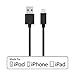 LABC Apple-Certified MFi Lightning Cable Sync & Charge Color Cable 4 ft / 1.2m iPhone Lightning Cable Charging Apple USB Cable Data Sync Cable 8 Pin Cable for iPhone 5/5s/5c 6s 6s Plus iPad iPod 5G (LABC-506 Black)