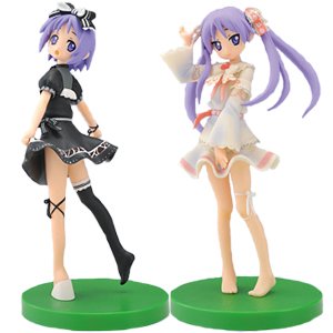 らき☆すた ＥＸフィギュア ＧＯＴＨＩＣ ＧＡＲＤＥＮ ( ゴシック ガーデン ) 柊かがみ ・ 柊つかさ 全2種セット