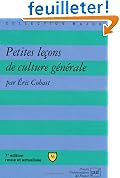 Petites le�ons de culture g�n�rale