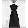 Fashion Basic Seidenkrawatte Firenze uni Satin schwarz