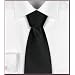 Fashion Basic Seidenkrawatte Firenze uni Satin schwarz