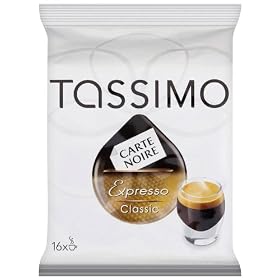TASSIMO Carte Noire Expresso 16 T DISCs (Pack of 5, Total 80 T DISCs)