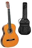 Left Hand - Sunlite GCN-1600G-LH Full Size Classical Acoustic Guitar - Natural w/ Gig Bag