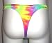 END OF SUMMER SALE Mens Thong Swimwear/Underwear Nylon/Lycra - Multi Tie Dye