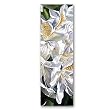 White Rhododendron, Lavender Shadows - Double-sided Bookmark