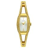 Women Gold Watch, GUESS Womens Gold-Tone Crystal Accented Watch