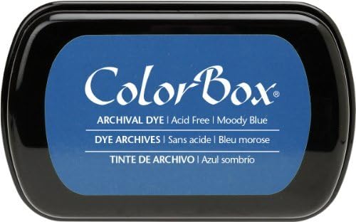 ColorBox Archival Dye Ink Full Size Inkpad, Moody Blue by ColorBox Archival Dye Ink