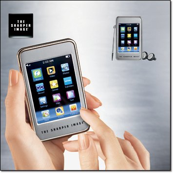 The Sharper Image Touch MP4 Player