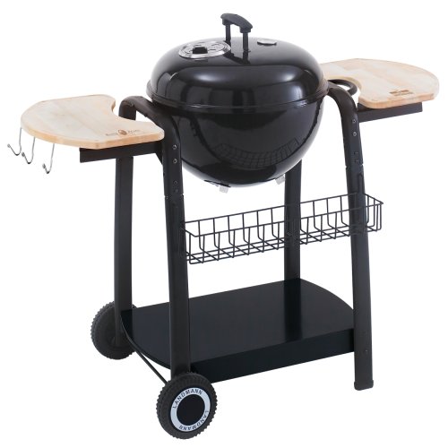 Landmann-Peiga 31324 Black Pearl Kugelgrillwagen 44 cm, 112 x 97 x 54 cm