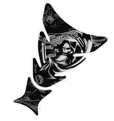 Motorcycle Accessories Racing Sports Death Gas Tank Protector Pad Decal Sticker Black For 2000 2001 2002 2003 TRIUMPH TT 600