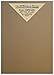 150 Sheets Chipboard 20pt (point) 5.5 X 8.5 Inches Light Weight Half Letter Size .020 Caliper Thick Cardboard Craft|Ship Brown Kraft Paper Board