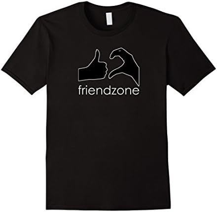 Men's Friendzone T-shirt (Friend zone tshirt, funny tshirt) Medium Black