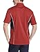 PGA TOUR Mens Golf Airflux Short Sleeve Color Block Polo Shirt