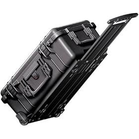 Pelican 1510 Carry On Watertight Hard Case without Foam Insert, with Wheels. - Charcoal... by Pelican