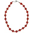 Handmade Carnelian Agate & Silver Necklace